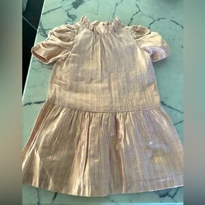Janie and jack dress (Metallic)
